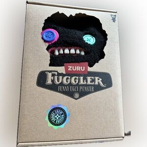 Zuru Fuggler Funny Ugly Doll, Black / button eyes, Chaos Collection, new sealed
